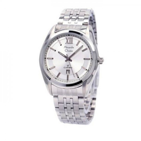 Alexandre Christie AC 8501 Silver White Man MDBSSSL